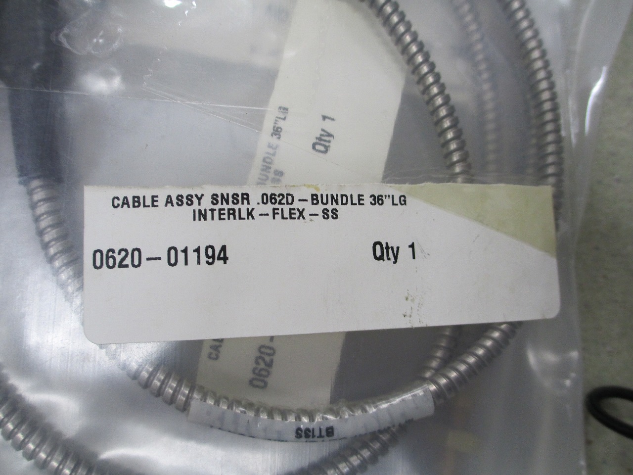 CABLE ASSY SNSR .062D-BUNDLE 36"LG INTER(0620-01194) | PARTS Initiative